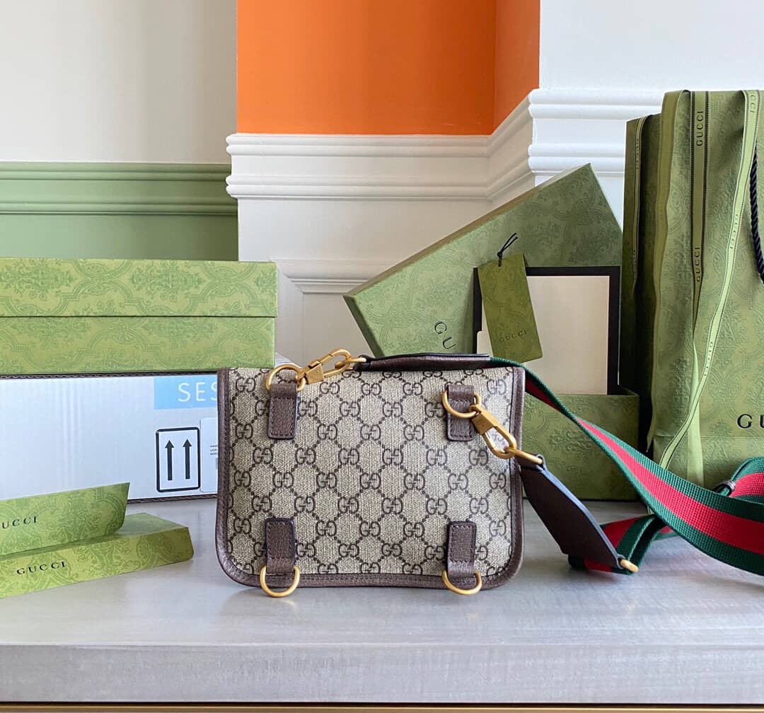 Best Replica Gucci Guccitotem Web GG Supreme Messenger Bag Replica 489617 - Colareps