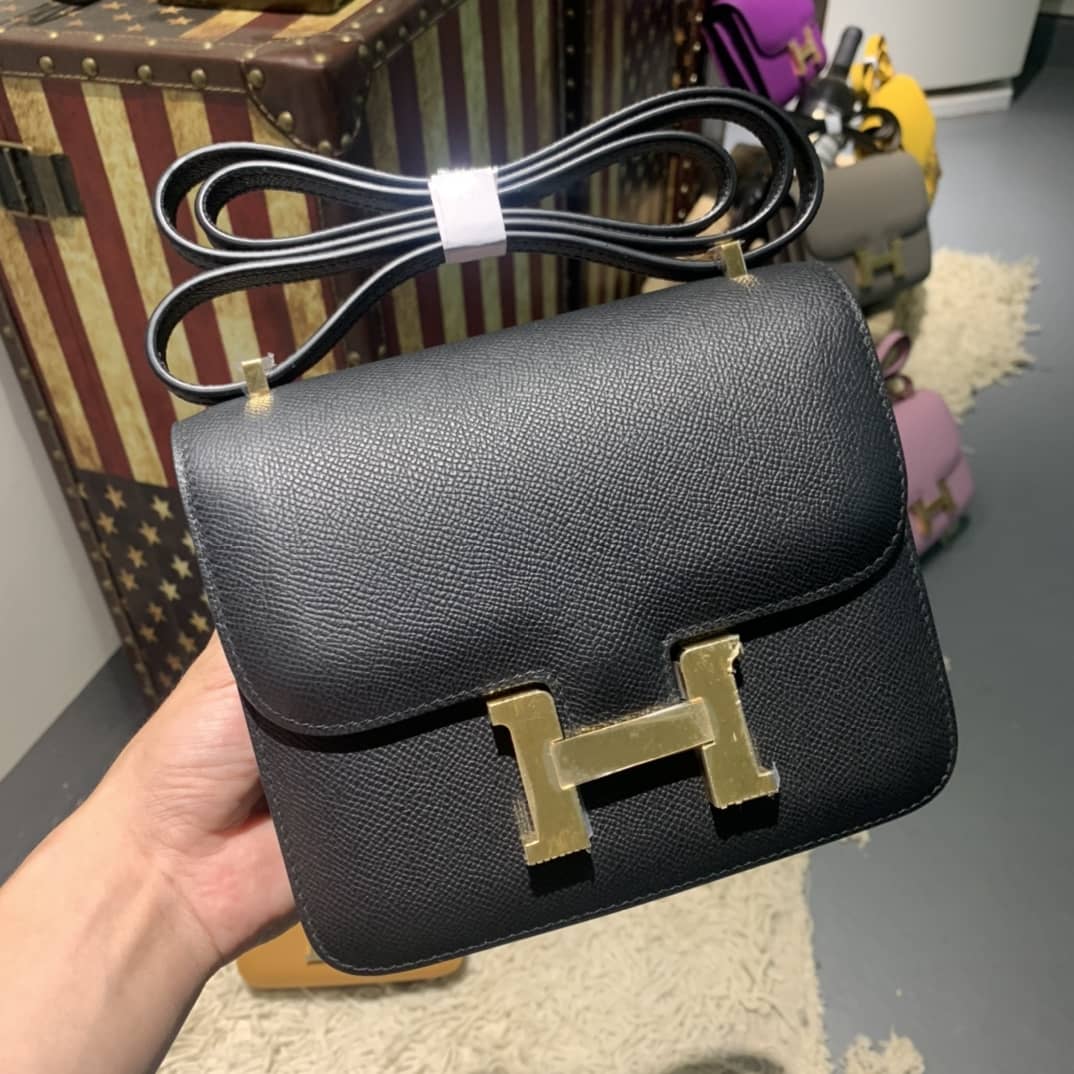 Best Replica Hermes Replica Constance Bag 18CM Epsom Leather - Colareps