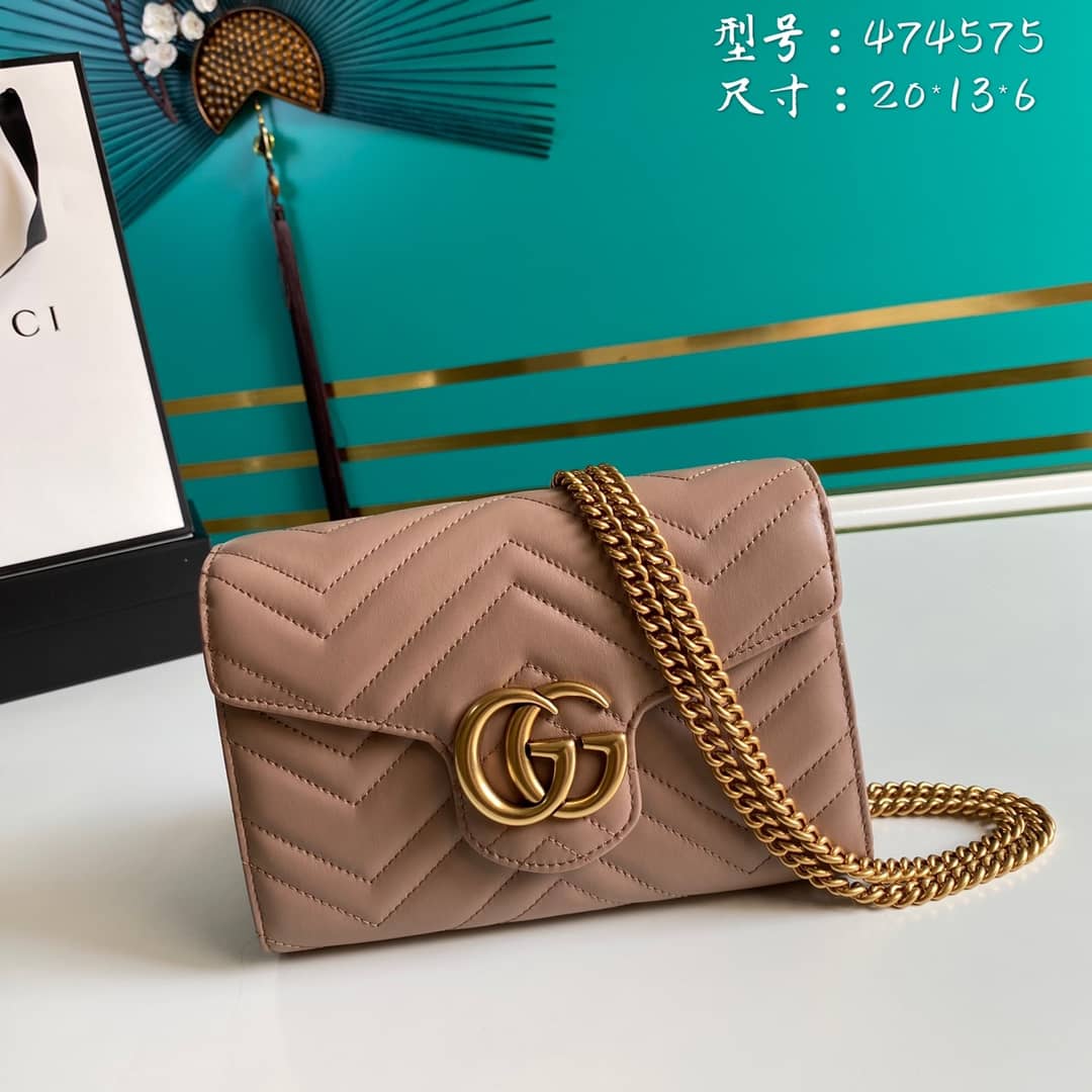 Best Replica Gucci Marmont GG Matelassé Mini Bag Replica 474575 - Colareps