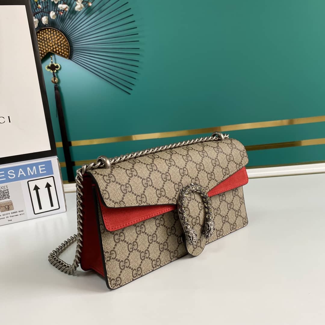Best Replica Gucci Dionysus GG Supreme Small Crossbody Bag Replica 499623 - Colareps