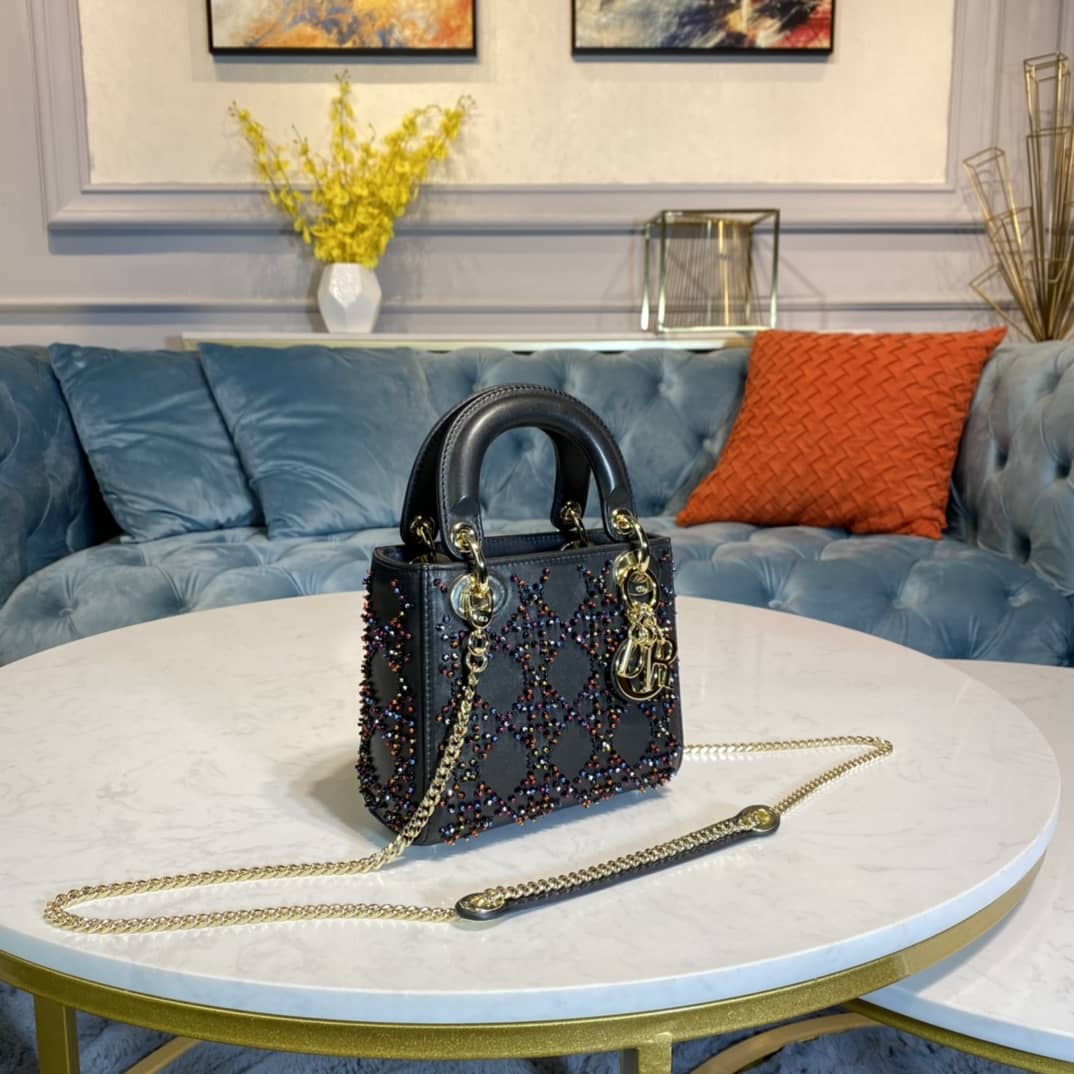 Best Replica Christian Dior Lady Dior 17CM Replica Bag - Colareps