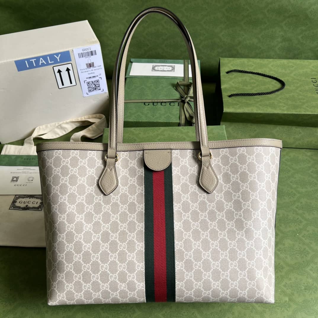 Best Replica Gucci Medium Ophidia Canvas Tote 631685 Replica - Colareps