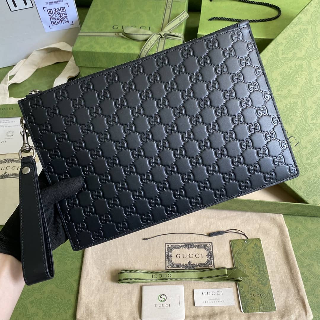 Best Replica Gucci DMT1R 1000 GG Signature Clutch Replica 473963 - Colareps