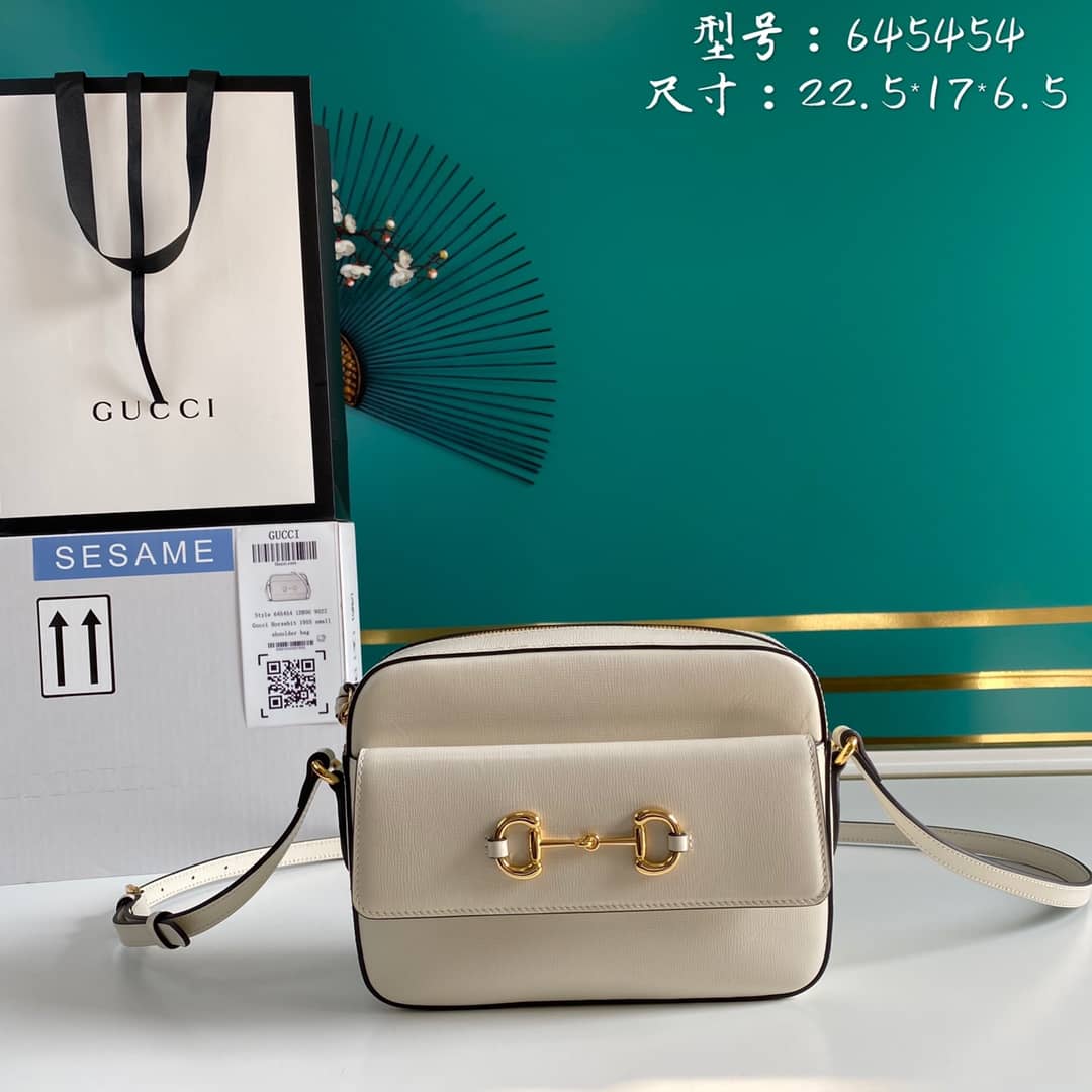 Best Replica Gucci 1955 Horsebit Small Shoulder Bag Replica 645454 - Colareps