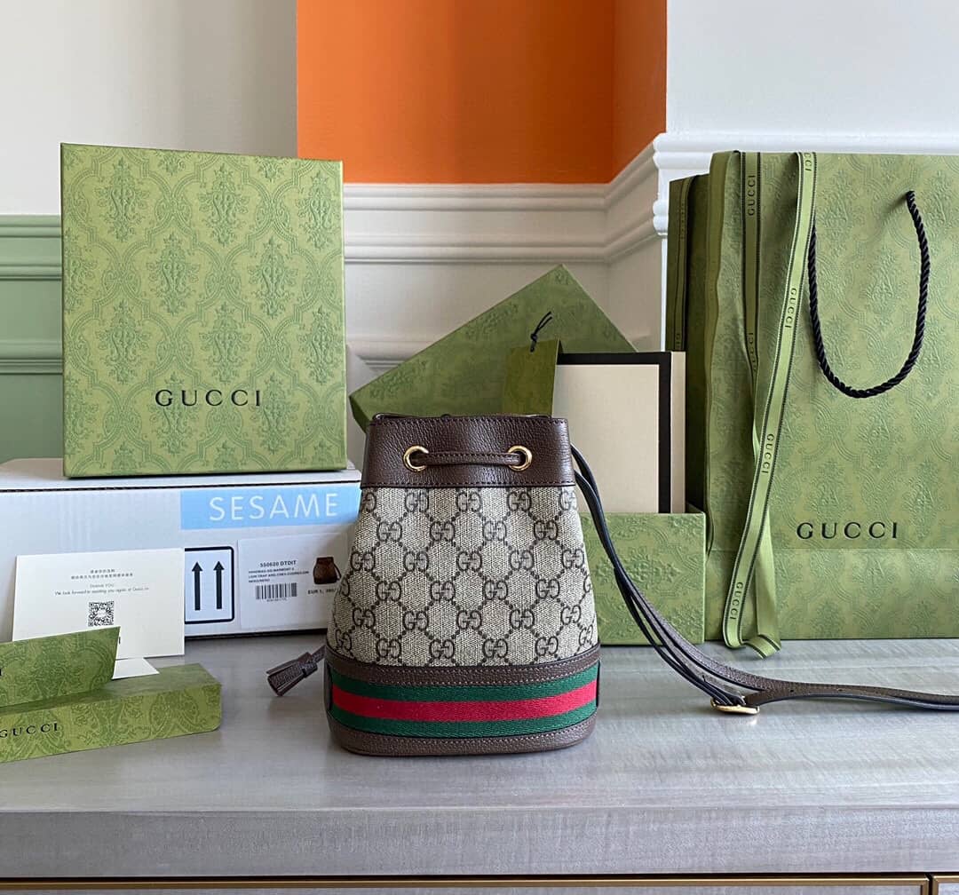 Best Replica Gucci Ophidia GG Mini Bucket Bag Replica 550620 - Colareps