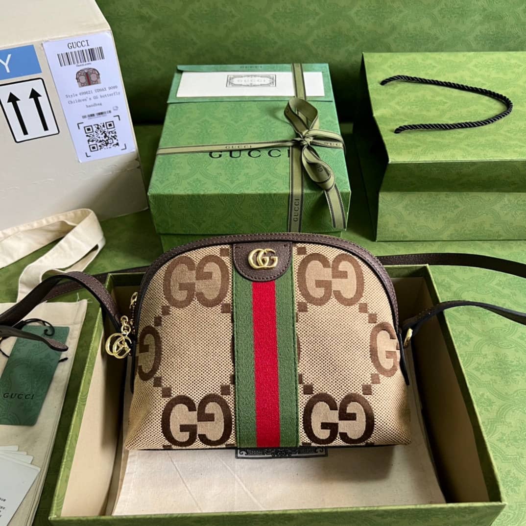 Best Replica Gucci GG Ophidia Jumbo Small Shoulder Bag 499621 Replica - Colareps