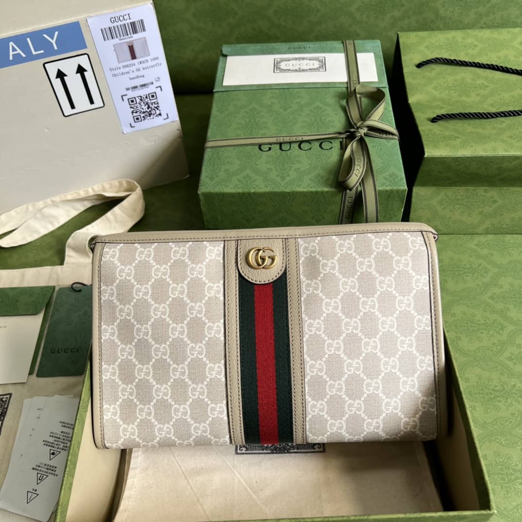 Best Replica Gucci Purse Dupes Ophidia GG Toiletry Case 598234 - Colareps