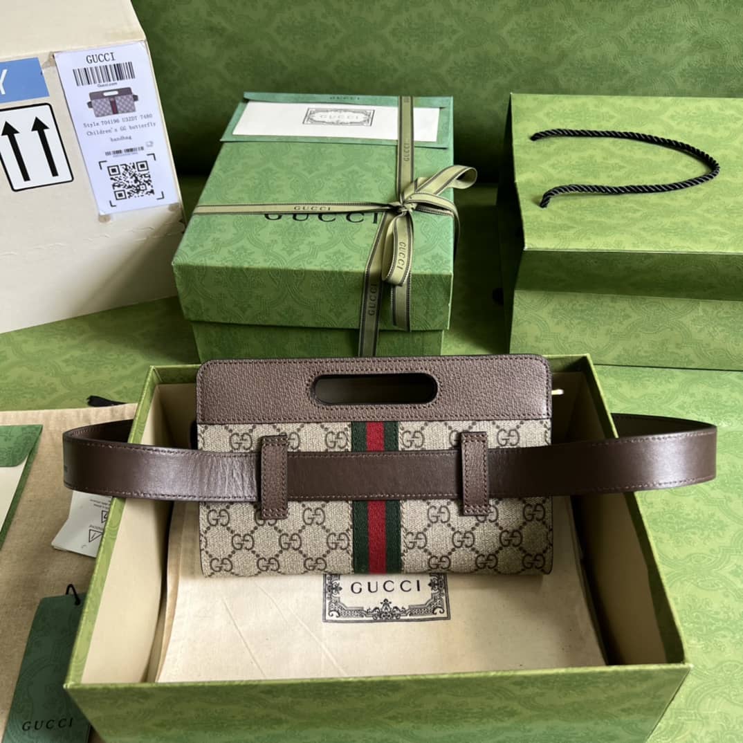 Best Replica Gucci Ophidia GG Supreme Canvas Belt Bag 704196 Replica - Colareps
