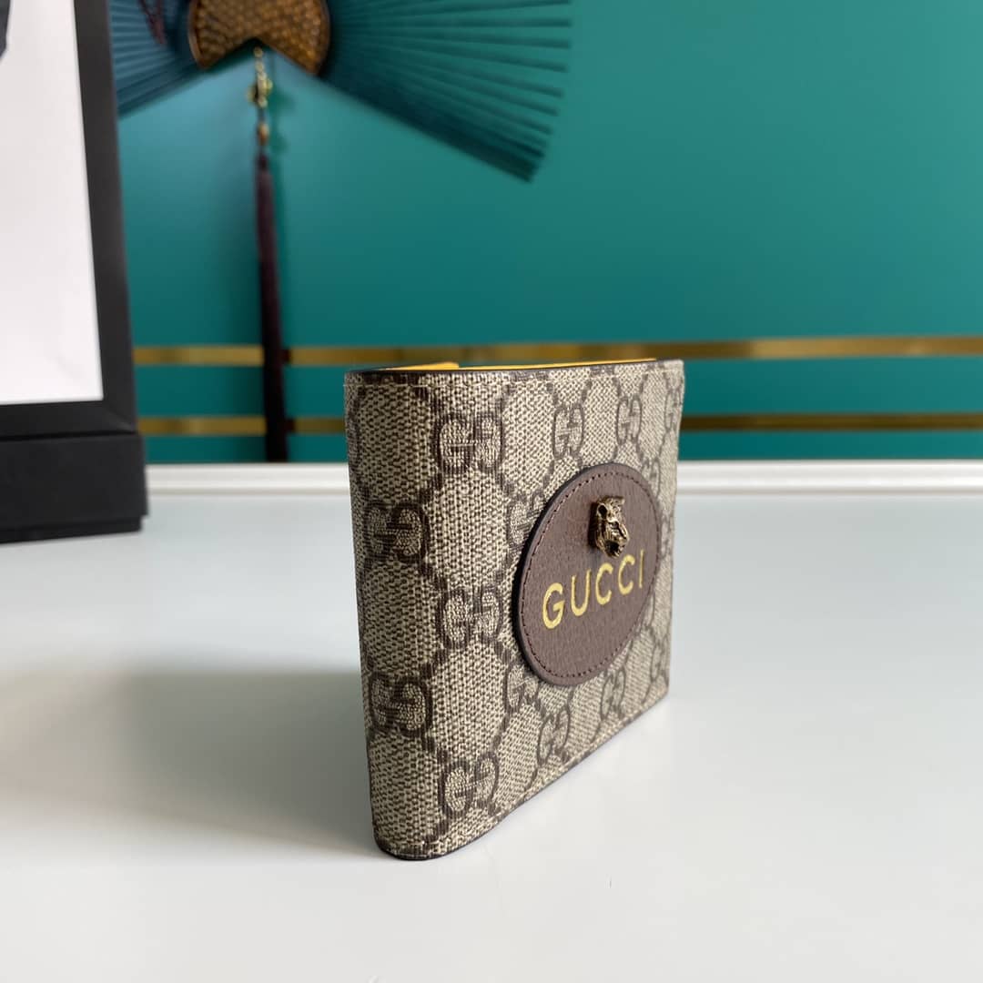 Best Replica Gucci Vintage Neo GG Supreme Wallet Replica 473954 - Colareps