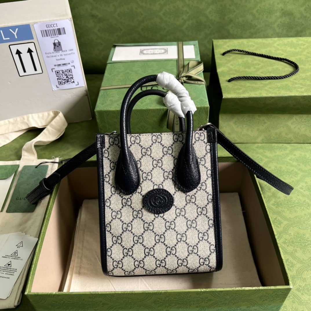 Best Replica Gucci Mini Tote With Interlocking 671623 Replica Bag - Colareps