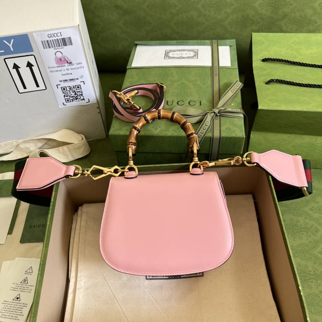Best Replica Gucci Bamboo Mini Top Handle Bag Replica 686864 - Colareps