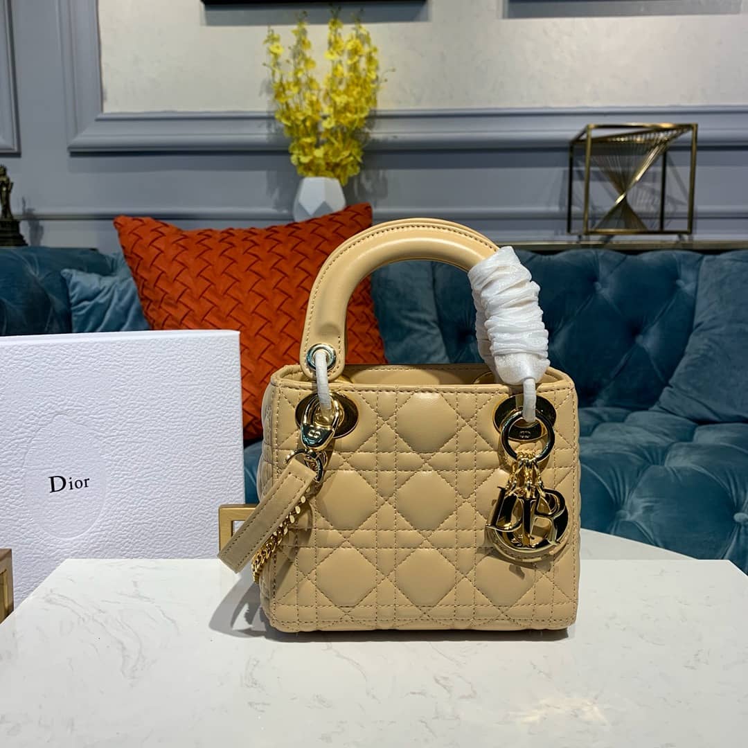 Best Replica Christian Dior Lady Dior 17CM Replica Bag - Colareps
