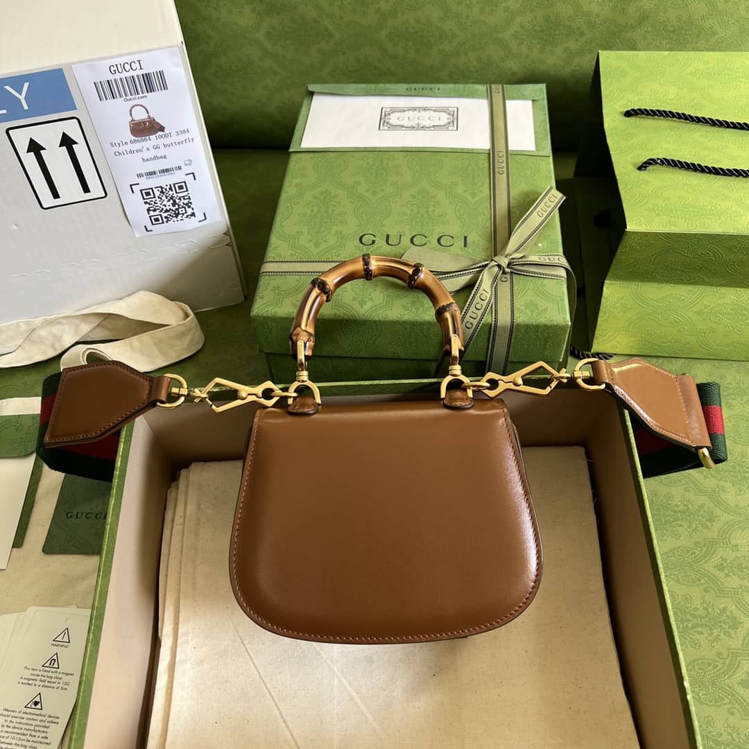 Best Replica Gucci Bamboo Mini Top Handle Bag Replica 686864 - Colareps