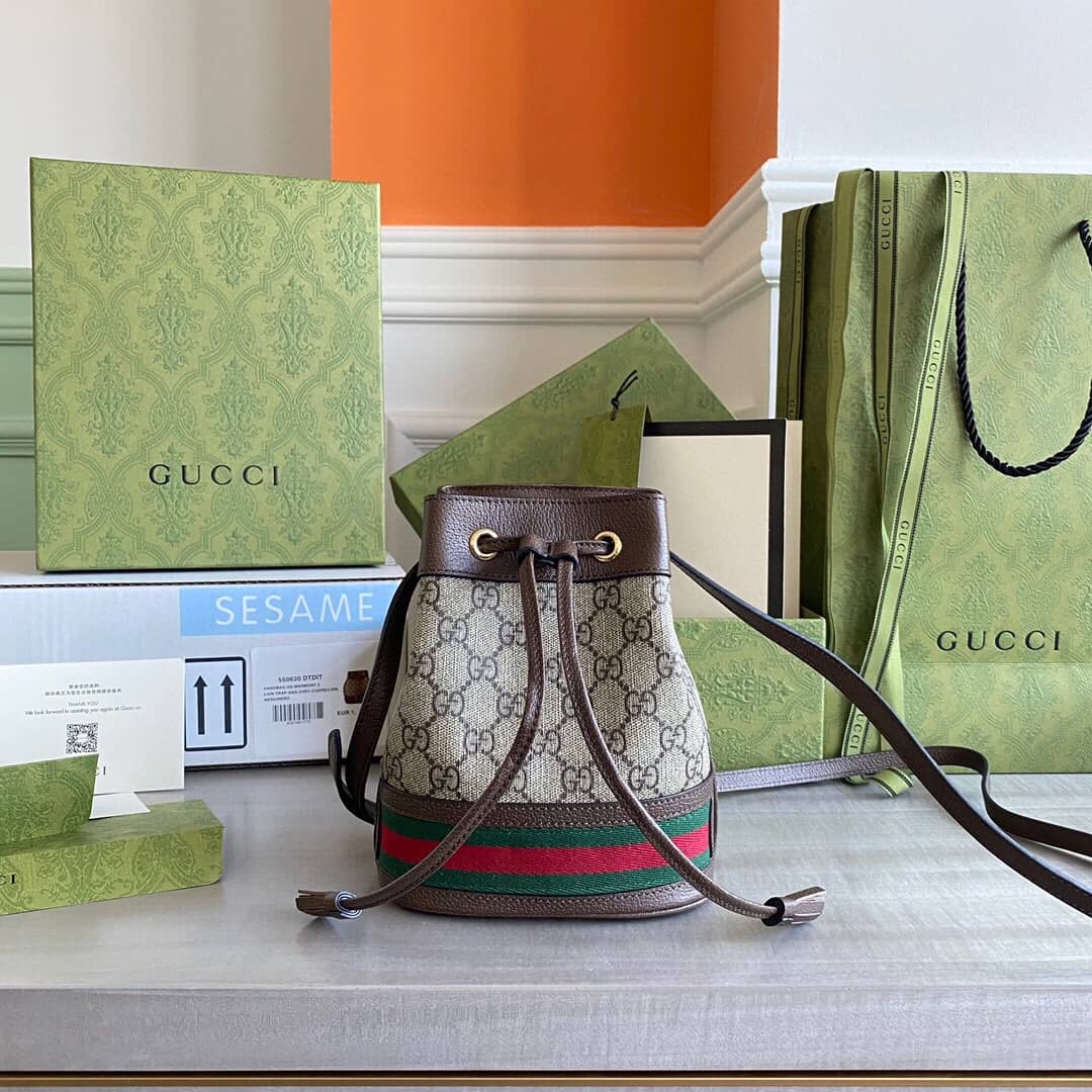 Best Replica Gucci Ophidia GG Mini Bucket Bag Replica 550620 - Colareps