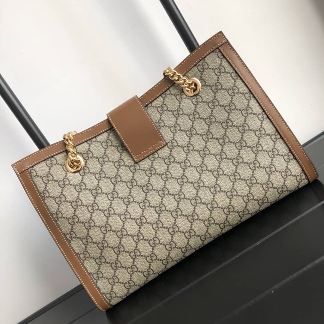 Best Replica Gucci Padlock Medium GG Supreme Shoulder Bag Replica Brown 479197 - Colareps