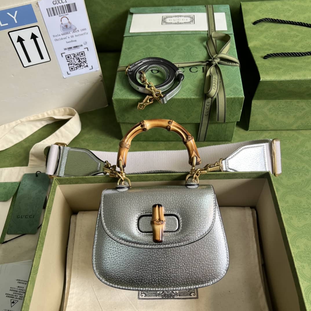 Best Replica Gucci Bamboo 1947 Mini Top Handle Shoulder Bag 686864 Replica - Colareps