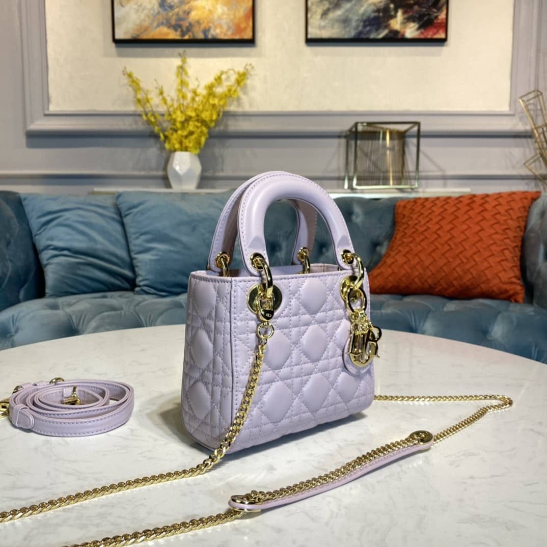Best Replica Christian Dior Lady Dior 17CM Replica Bag - Colareps