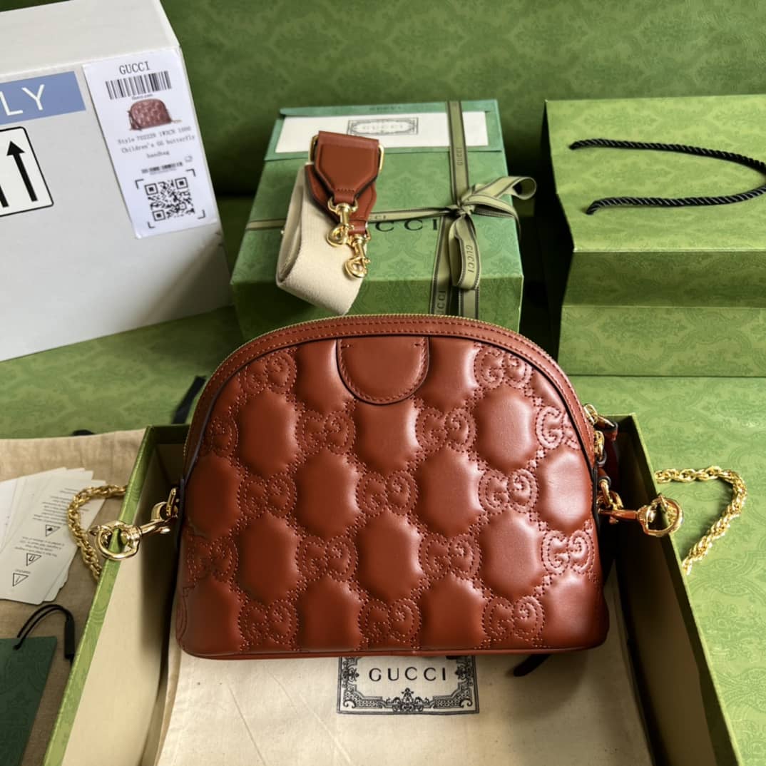 Best Replica Gucci GG Matelassé Leather Mini 702229 Replica Shoulder Bag - Colareps