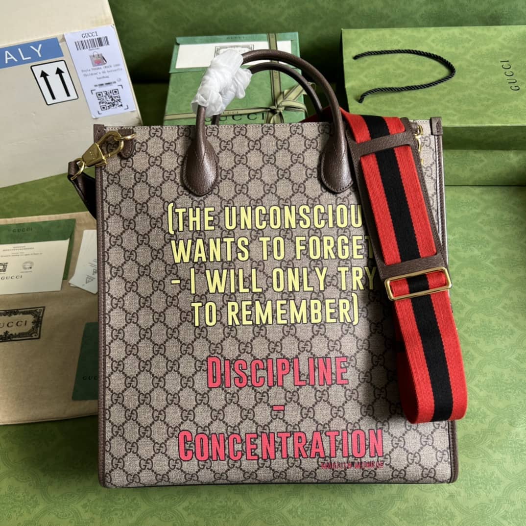 Best Replica Gucci Cherry Print Medium Tote 703264 Replica Bag - Colareps