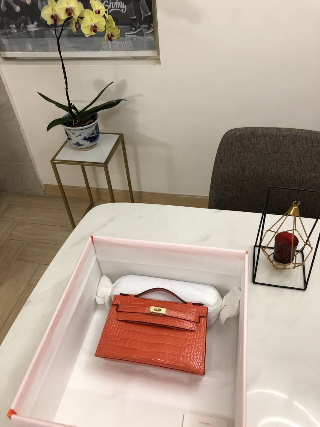 Best Replica Hermes Kelly Dupe 22CM Crocodile Shiny Replica Bag - Colareps