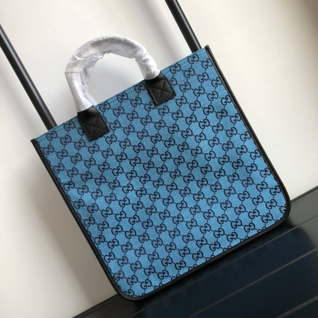 Best Replica Gucci GG Multicolor Kids Girl Tote Replica Blue 550763 - Colareps