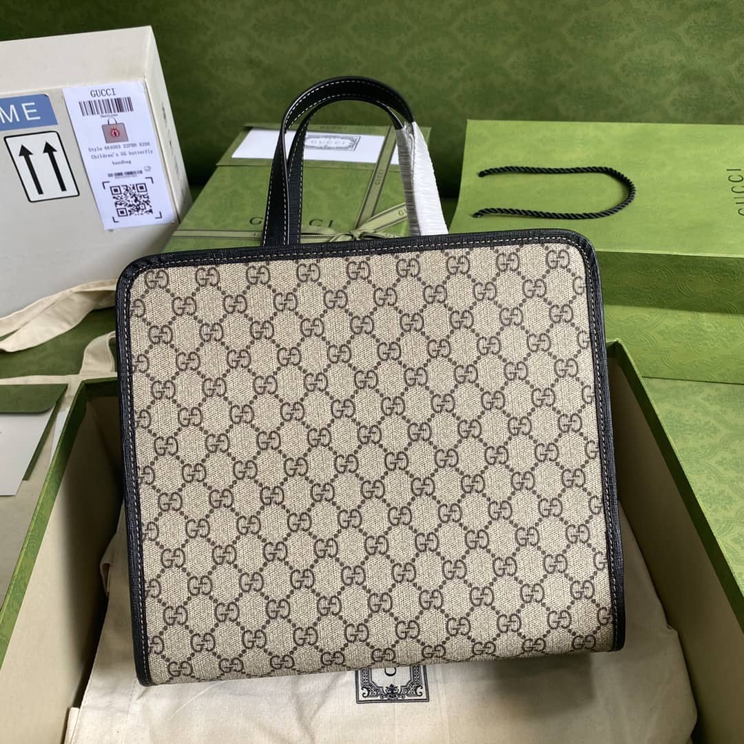 Best Replica Gucci GG Supreme Children Ladybug Canvas Tote Replica 664083 - Colareps