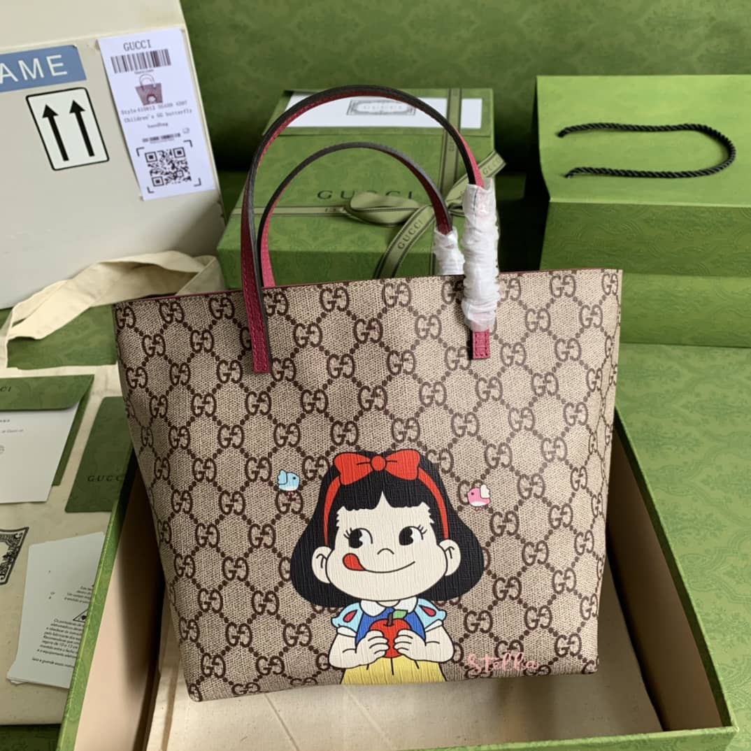 Best Replica Gucci Children GG Supreme Tote Replica 410812 - Colareps