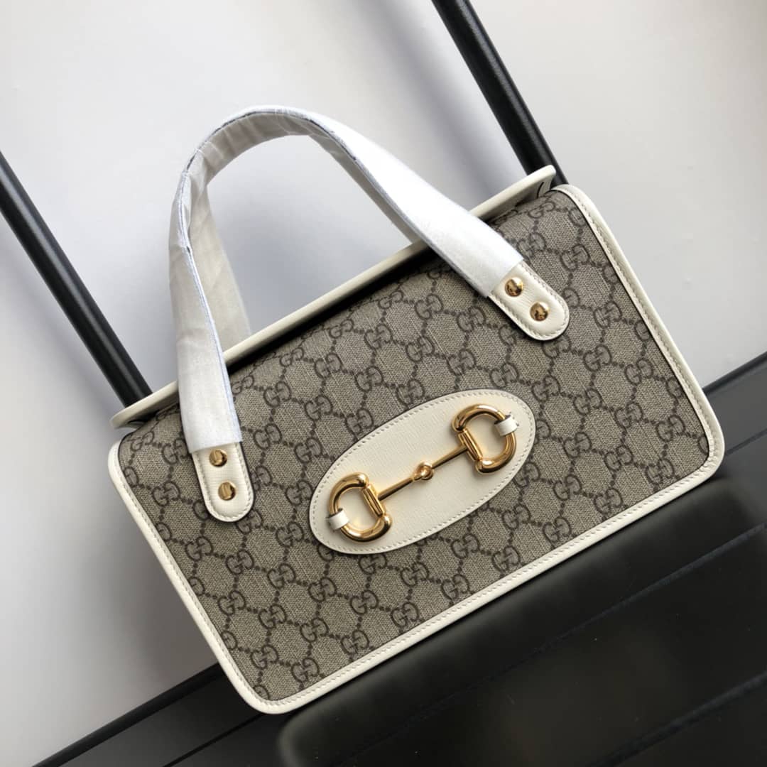 Best Replica Gucci GG 1955 Horsebit Tote Replica Bag 627324 - Colareps
