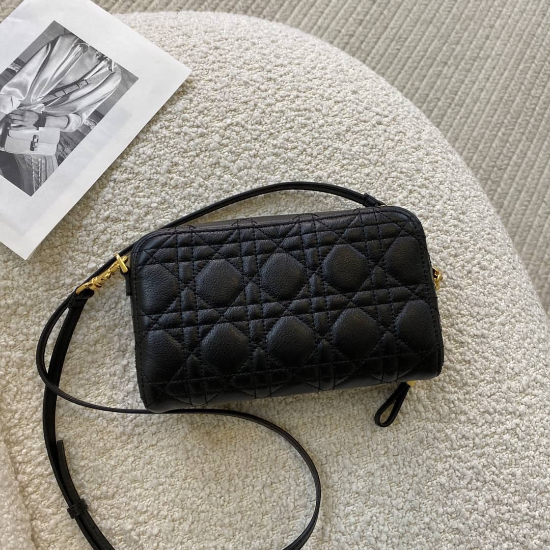 Best Replica Christian Dior Caro Double Pouch - Colareps