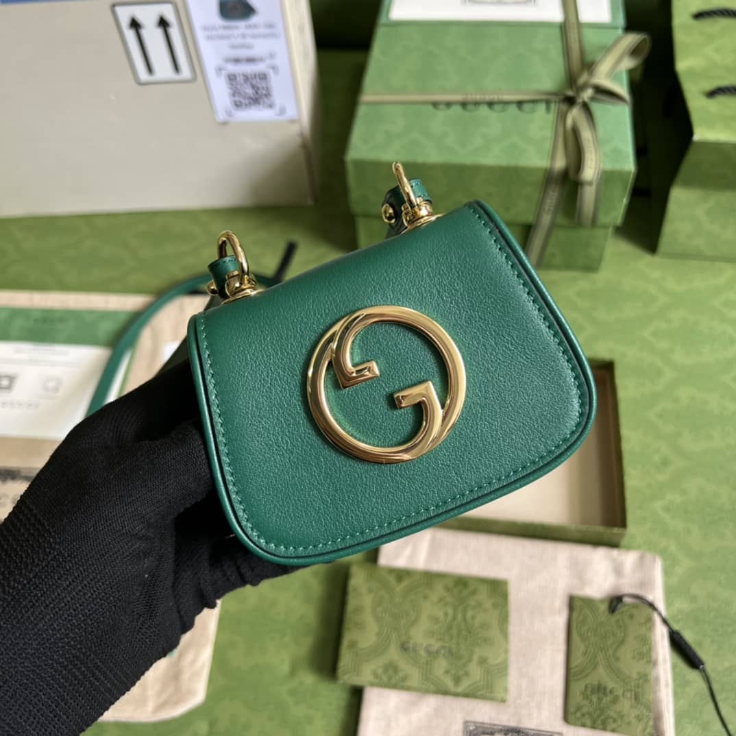 Best Replica Gucci Blondie Mini Card Case Wallet 698635 Replica Crossbody Bag - Colareps