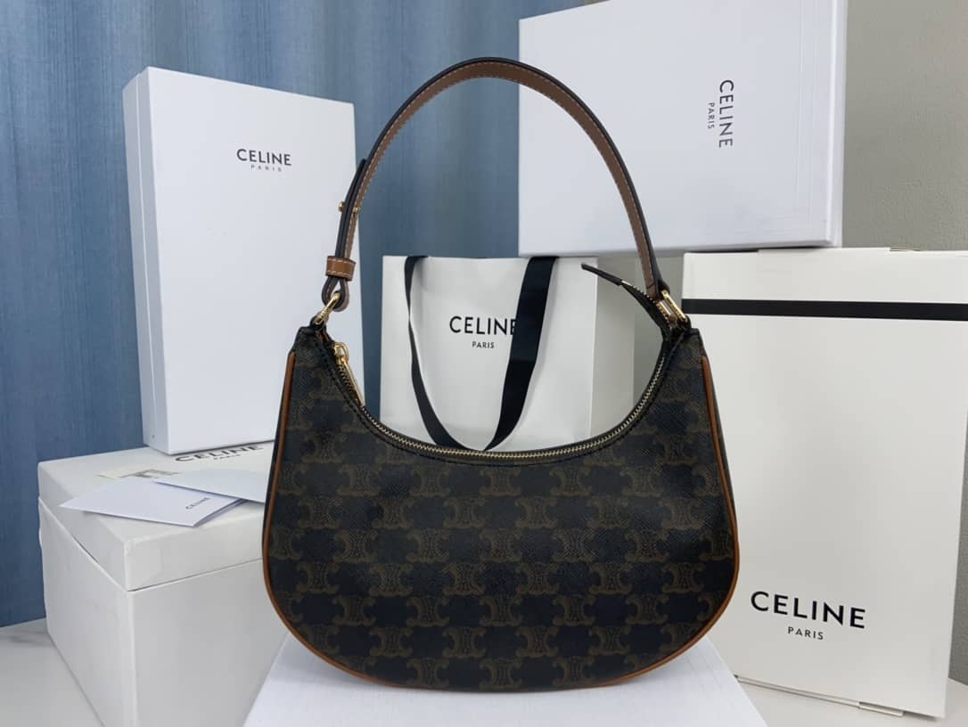 Best Replica Celine Triomphe Bag Dupe Ava Triomphe Canvas Replica Hobo Bag - Colareps