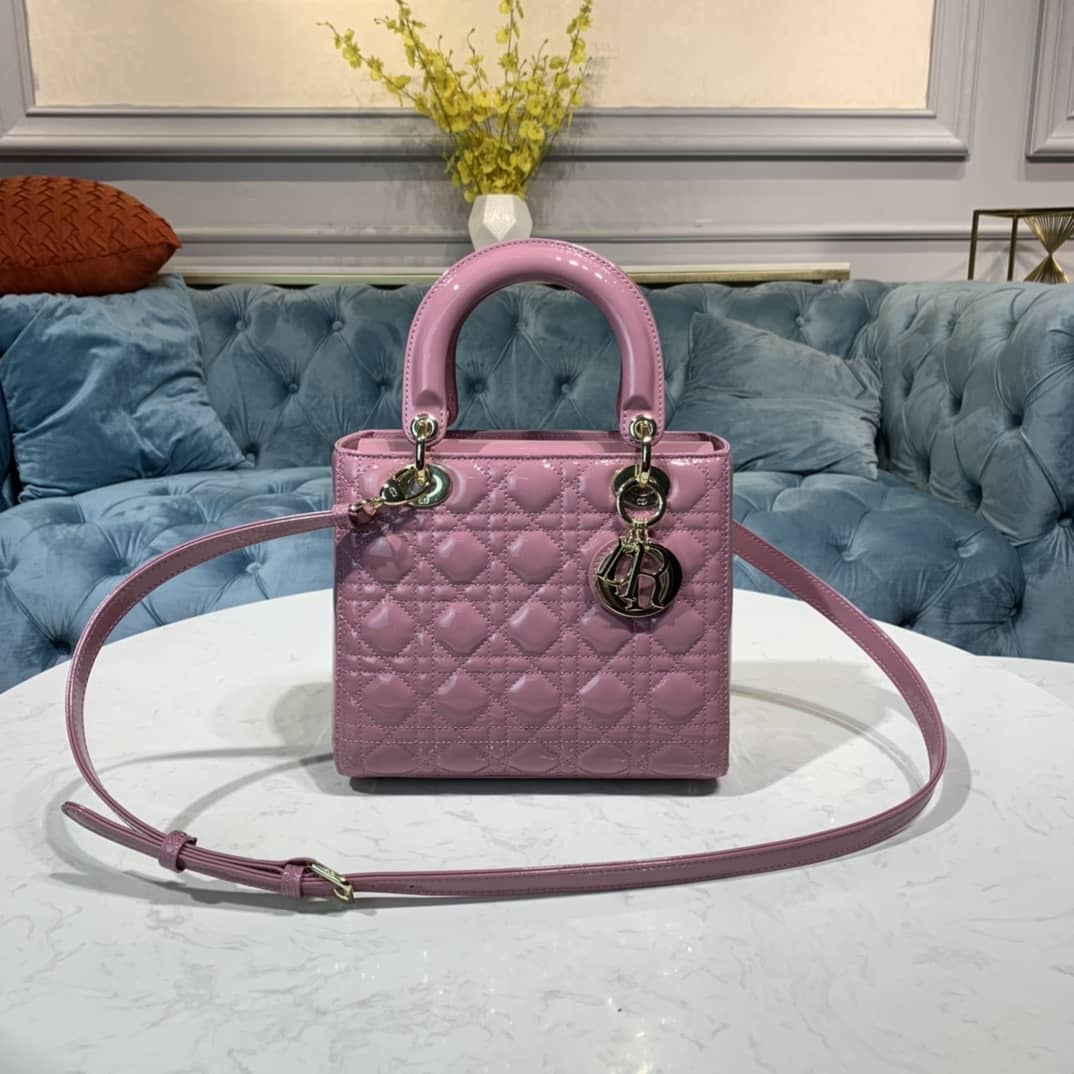 Best Replica Lady Dior Dupe 24CM Replica Bag - Colareps