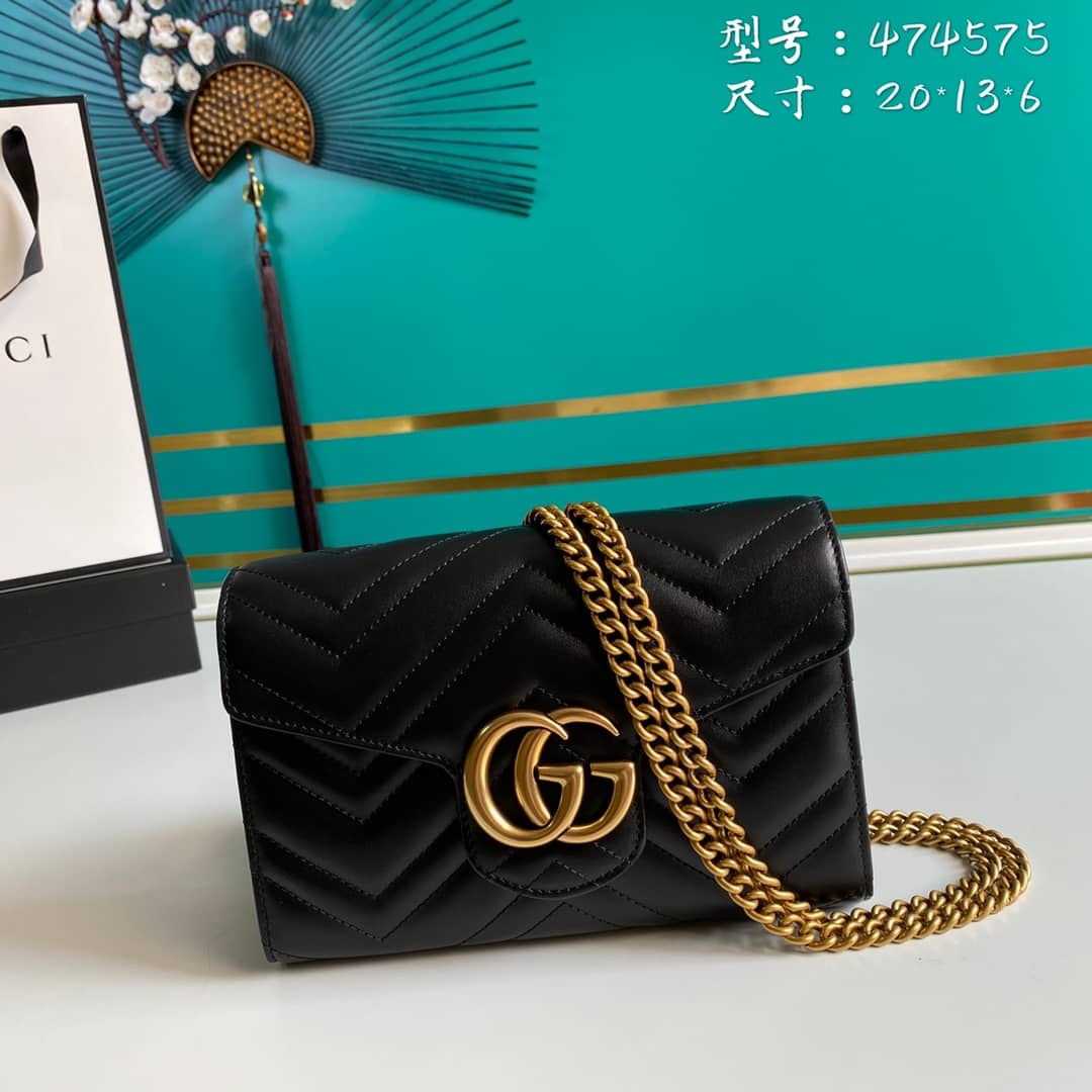 Best Replica Gucci Marmont GG Matelassé Mini Bag Replica 474575 - Colareps