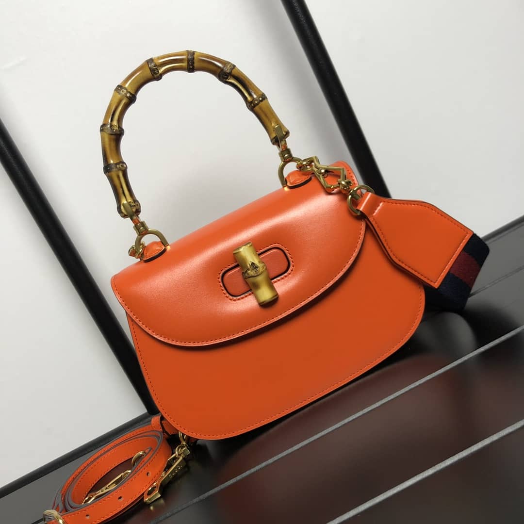 Best Replica Gucci Bamboo 1947 Small Top Handle Bag 675797 Red Replica - Colareps