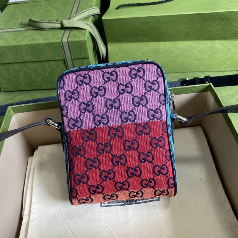 Best Replica Best Replica Gucci GG Multicolor Canvas Messenger Bag Replica 658659(ColaReps) - Colareps