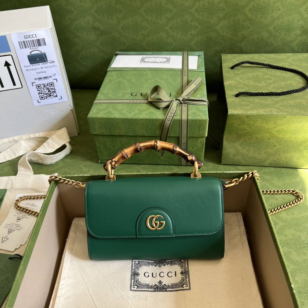 Best Replica Gucci GG Small Top Handle Tote Bag With Bamboo 675794 Replica - Colareps