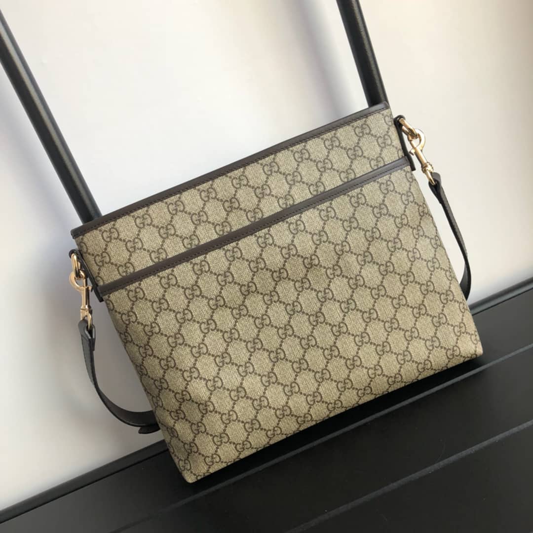 Best Replica Gucci GG Supreme Shoulder Bag Replica Brown 388924 - Colareps