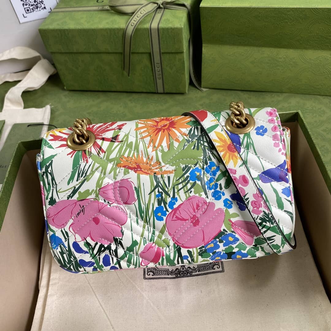 Best Replica Gucci Marmont GG Matelasse Leather Mini Shoulder Bag Replica 446744 - Colareps