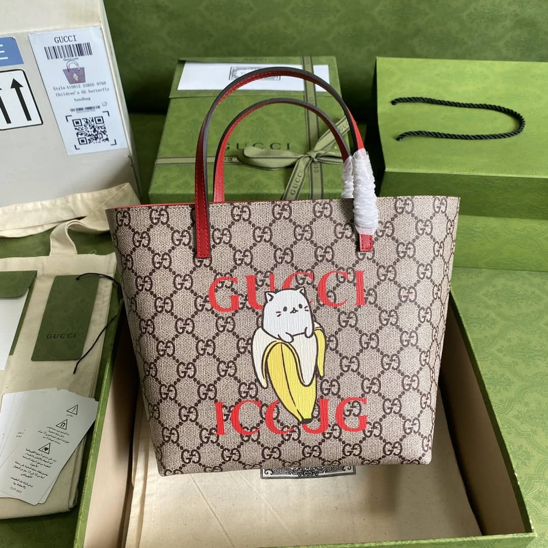 Best Replica Gucci Children GG Supreme Tote Replica 410812 - Colareps