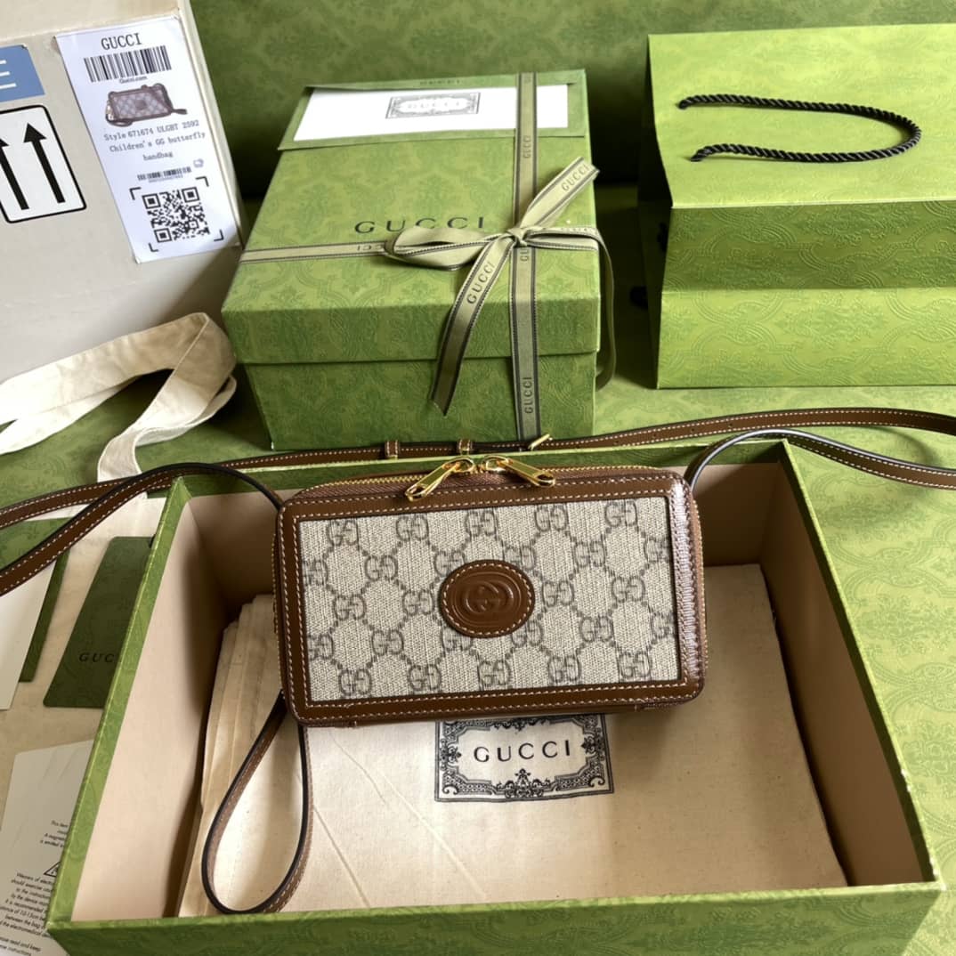 Best Replica Gucci Interlocking G Mini Bag Replica 671674 - Colareps