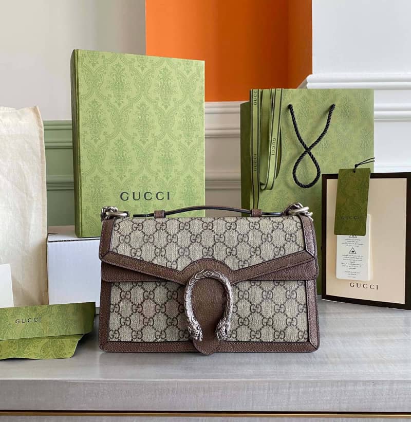 Best Replica Gucci Dionysus GG Top Handle Bag Brown 621512 Replica - Colareps