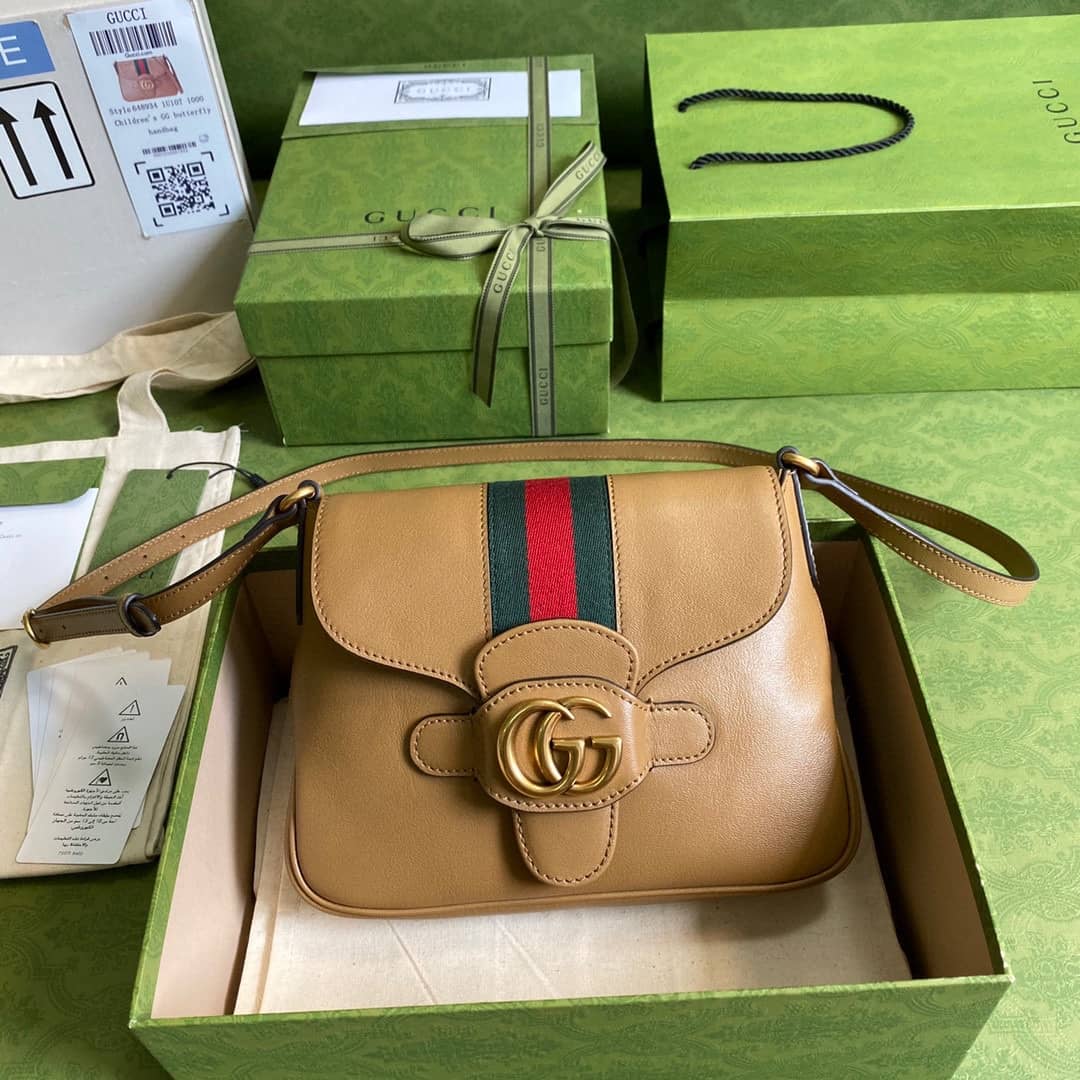 Best Replica Gucci Small Messenger With Double G Bag Replica 648934 - Colareps