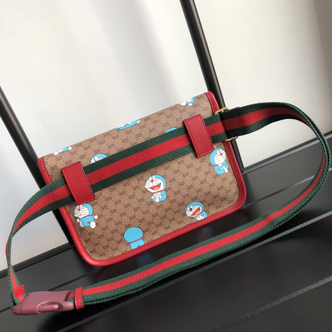 Best Replica Gucci Doraemon Small Belt Bag Replica Red 647817 - Colareps