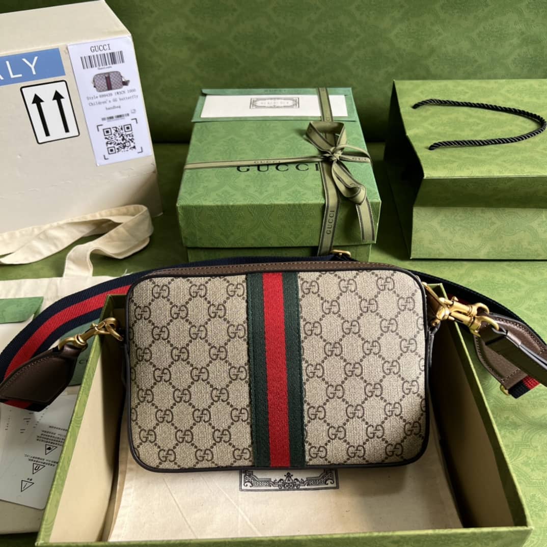 Best Replica Gucci Ophidia GG Supreme Canvas 699439 Replica Crossbody Bag - Colareps