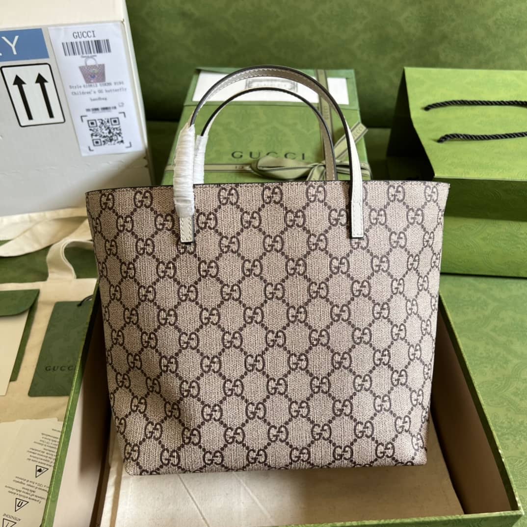Best Replica Gucci Children Cat Print Tote 410812 Replica Bag - Colareps