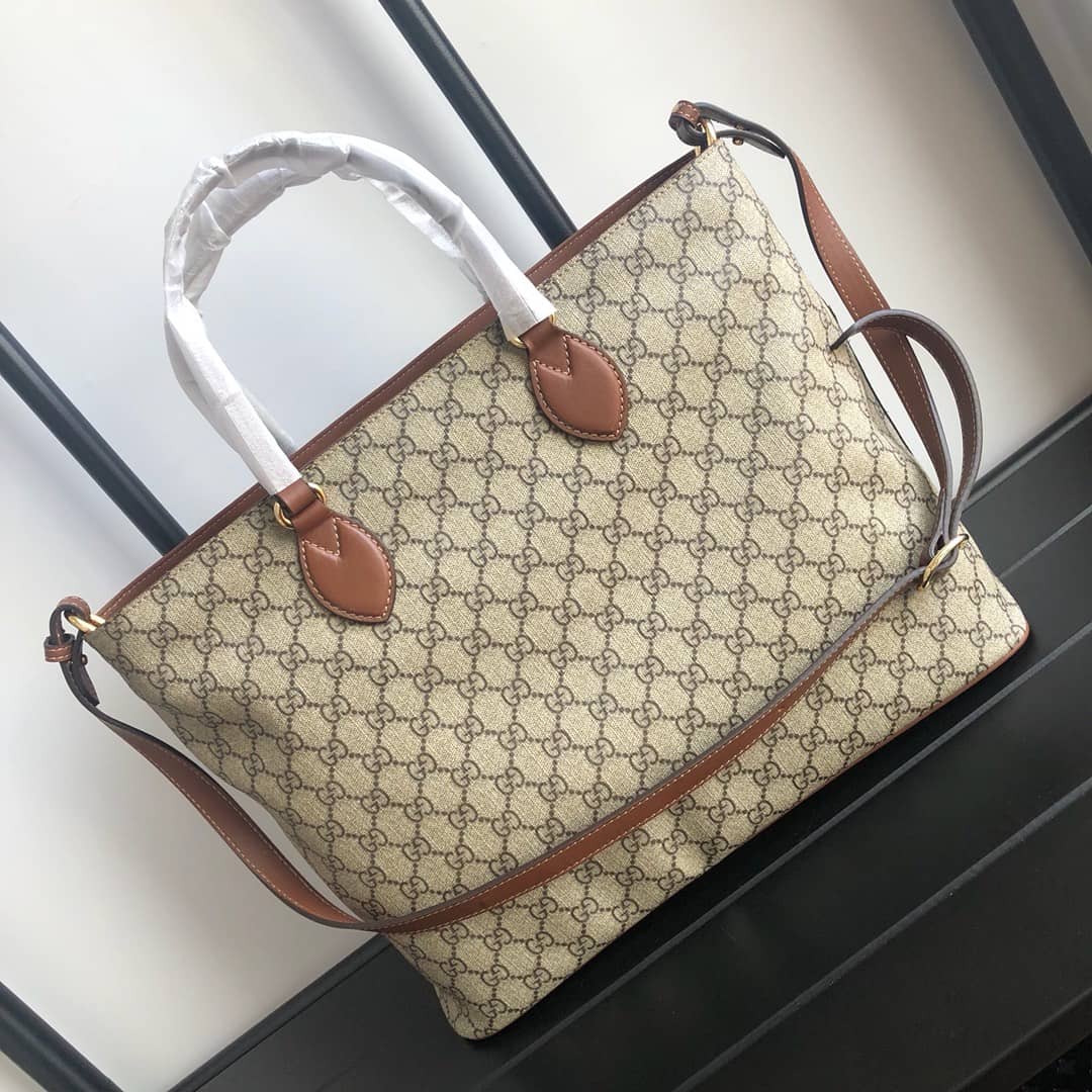 Best Replica Best Replica Gucci Soft GG Supreme Baby Changing Bag Replica Brown 457356(ColaReps) - Colareps