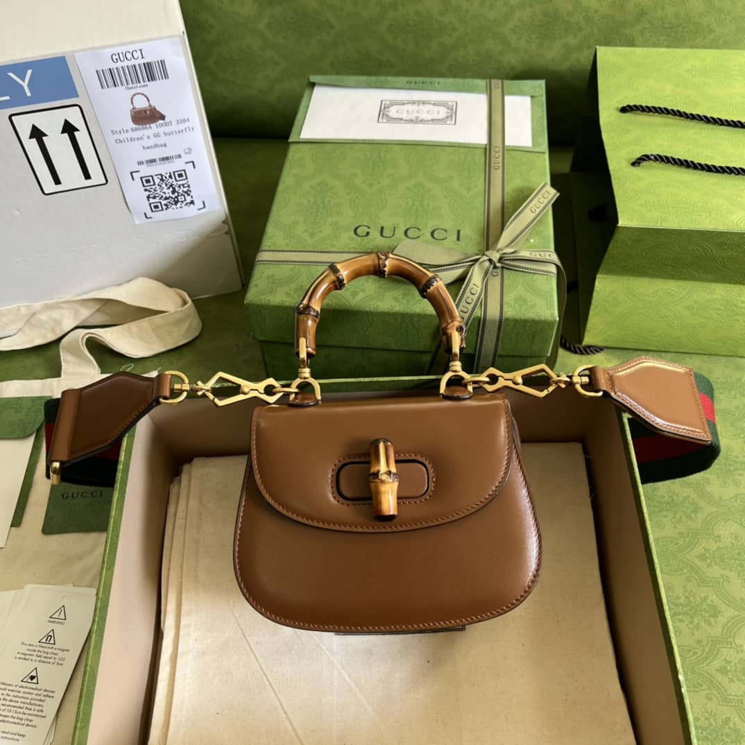 Best Replica Gucci Bamboo Mini Top Handle Bag Replica 686864 - Colareps