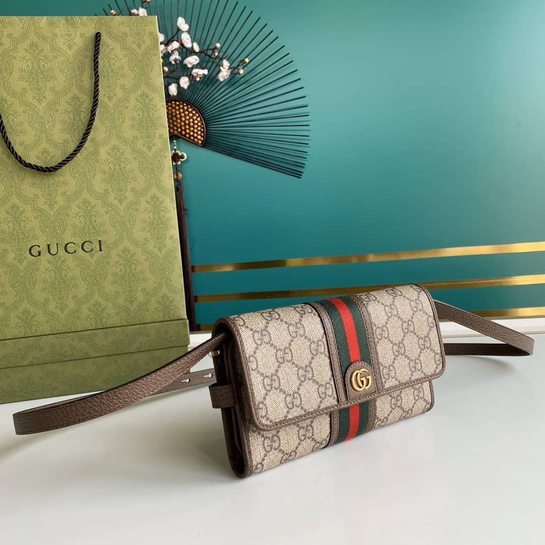 Best Replica Gucci Ophidia GG Supreme Fabric Mini Bag 645082 - Colareps