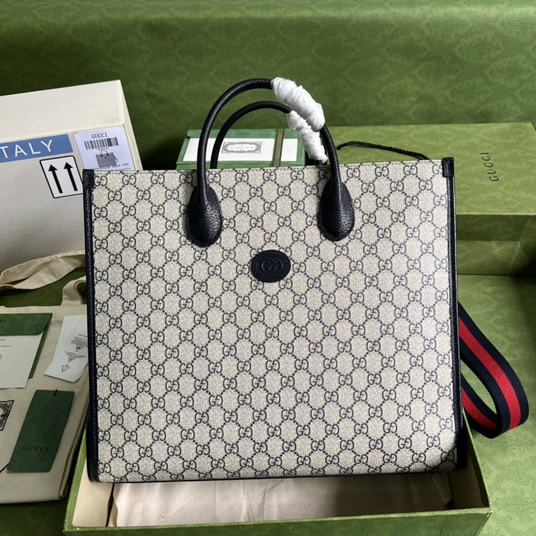 Best Replica Gucci Medium Tote With Interlocking G 674148 Replica Bag - Colareps
