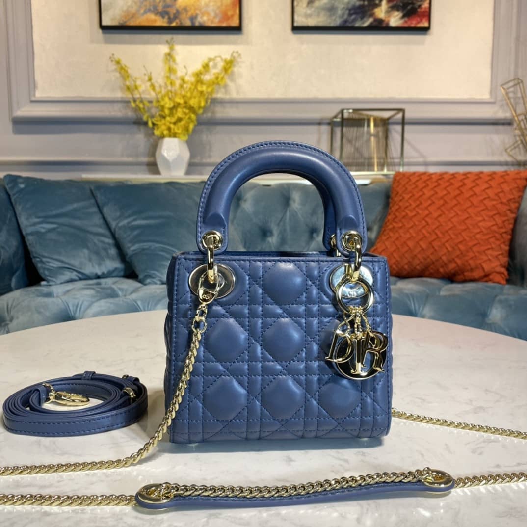 Best Replica Christian Dior Lady Dior 17CM Replica Bag - Colareps